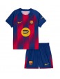 Billige Barcelona Hjemmedraktsett Barn 2025-26 Kortermet (+ Korte bukser)